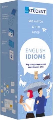 Карточки для изучения английского English Student English Idioms