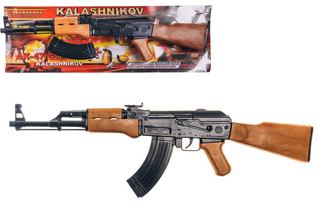 Іграшка Автомат Калашникова на пістонах АК47 на планшеті 246