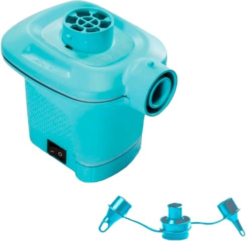 Насос 58640 (6шт) электр. Quick-Fill 220В от бытовой сети, 3 насадки в комплекте