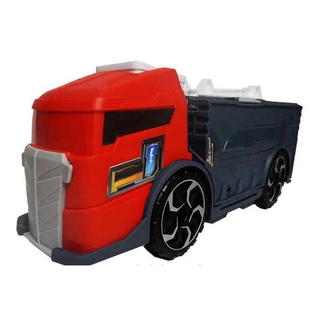 Ігровий набір трейлер P904-A контейнер-гараж пожежна машина 35 см