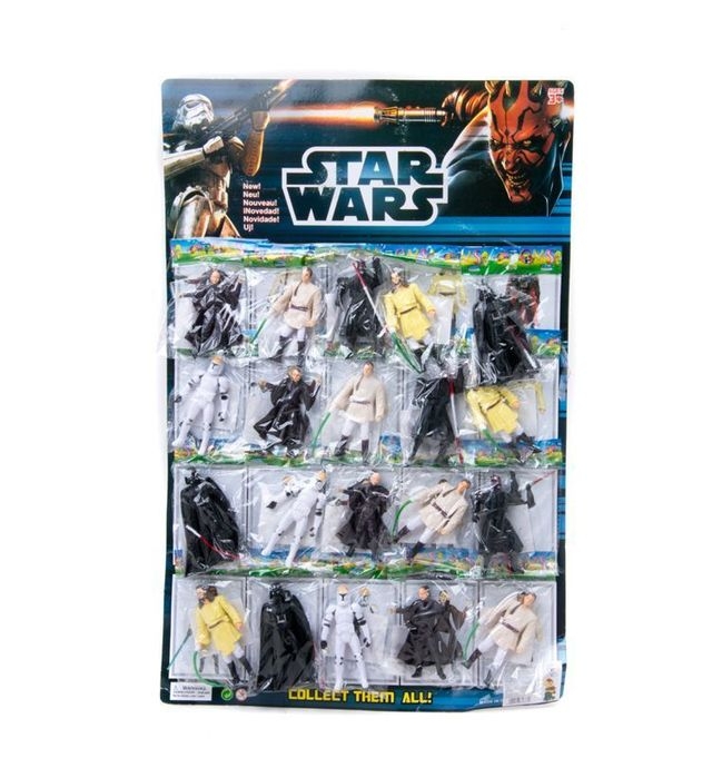 Герої  &quot;STAR WARS&quot; (планшет 20 шт.) 870625 р.58х38 см.