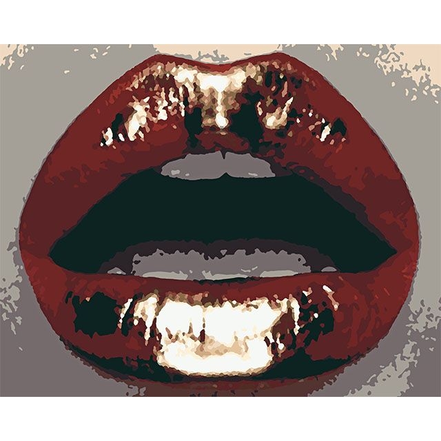 Картина за номерами &quot;Поцілунок&quot; RB-0016