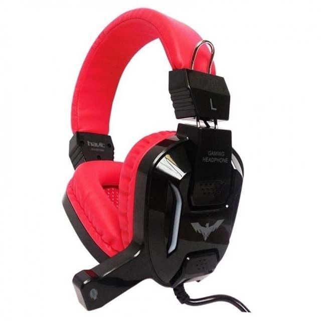 Дротові геймерські навушники з мікрофоном Havit HV-H2168d Gaming (Червоні)