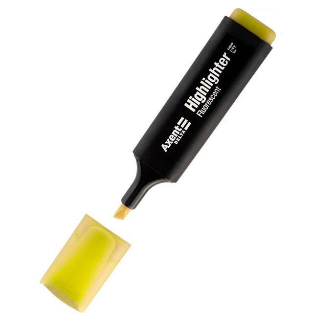 Маркер Highlighter D2501, 1-5 мм клиноп. жовтий D2501-08