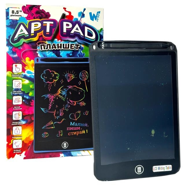Планшет для малювання 87166 (100) &quot;WToys&quot;, екран 8”5, кольоровий, у коробці