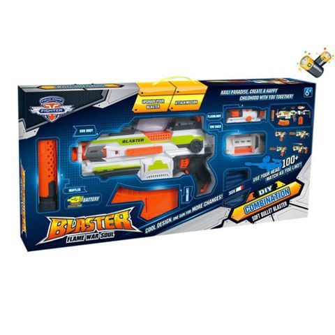Бластер з м&#039;якими снарядами на акумуляторі (аналог Nerf) SB206