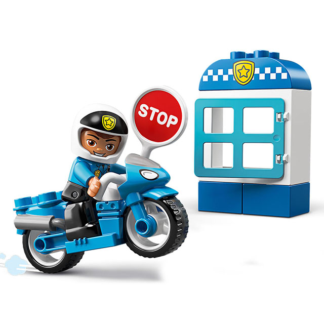 Конструктор LEGO Duplo Поліцейський мотоцикл 10900 (Лего)