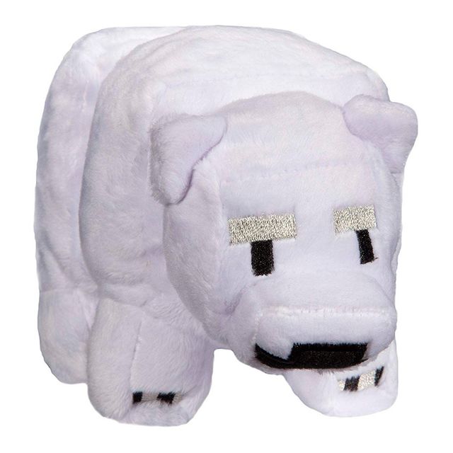 М`яка іграшка Jinx Minecraft Small Baby Polar Bear Plush Дитина полярного ведмедя (JINX-64433)