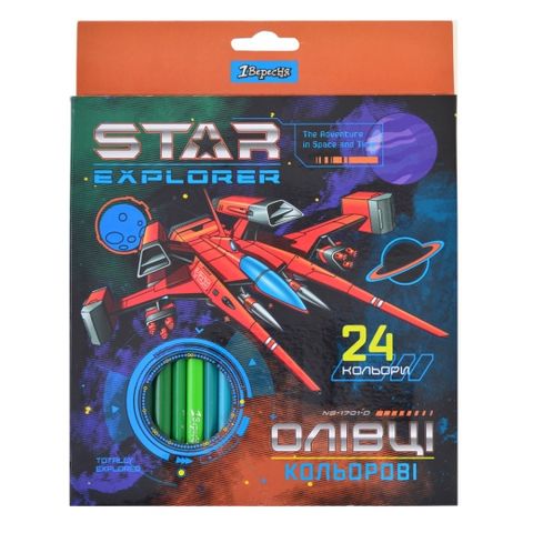 Карандаши 24 цв. &quot;Star Explorer&quot;